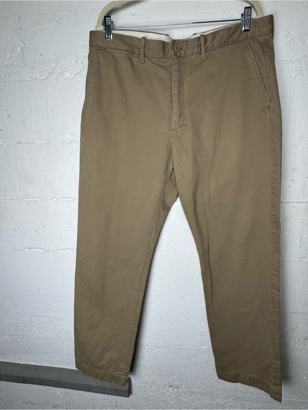 J. Crew Broken In Men's Tan Chino Pants 36 X 32